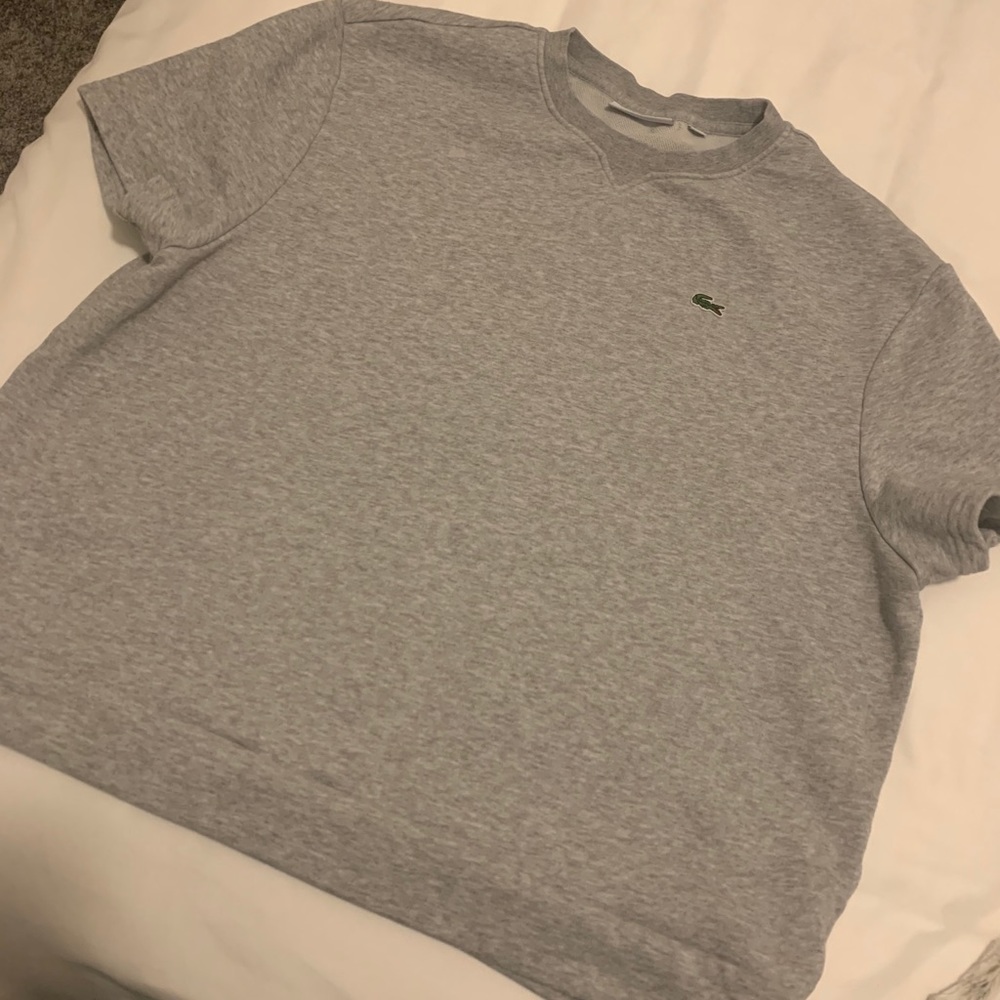 Lacoste short sleeve sweatshirt